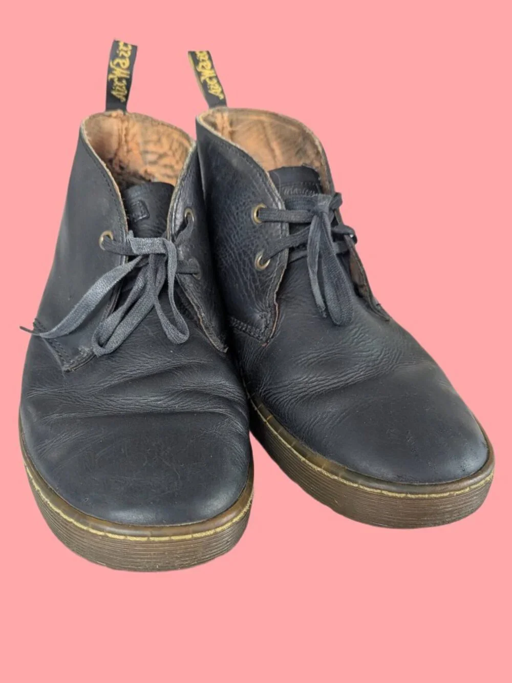 Doc Martens Black leather Cabrillo Men's Desert Boots - Size 11 US men's
